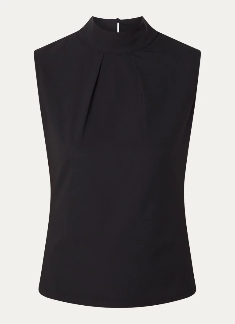 Claudia Sträter Sleeveless top made of travel fabric with cut-out detail