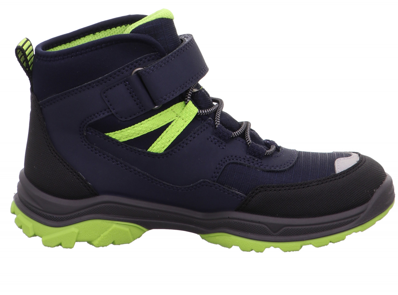 JUPITER - Blau/Grün Boots mit Klettverschluss