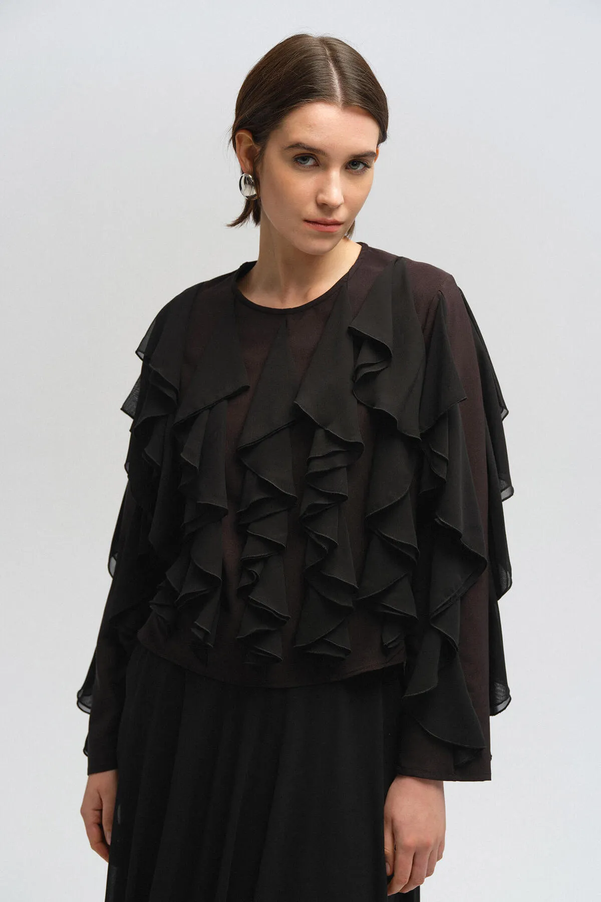 Touché Privé  Bluse - Schwarz - Regular Fit