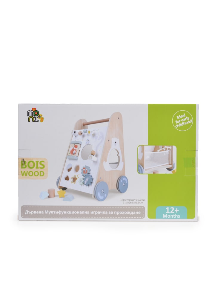 Moni Spiel- und Lauflernwagen 2145 in weiß günstig kaufen onesize