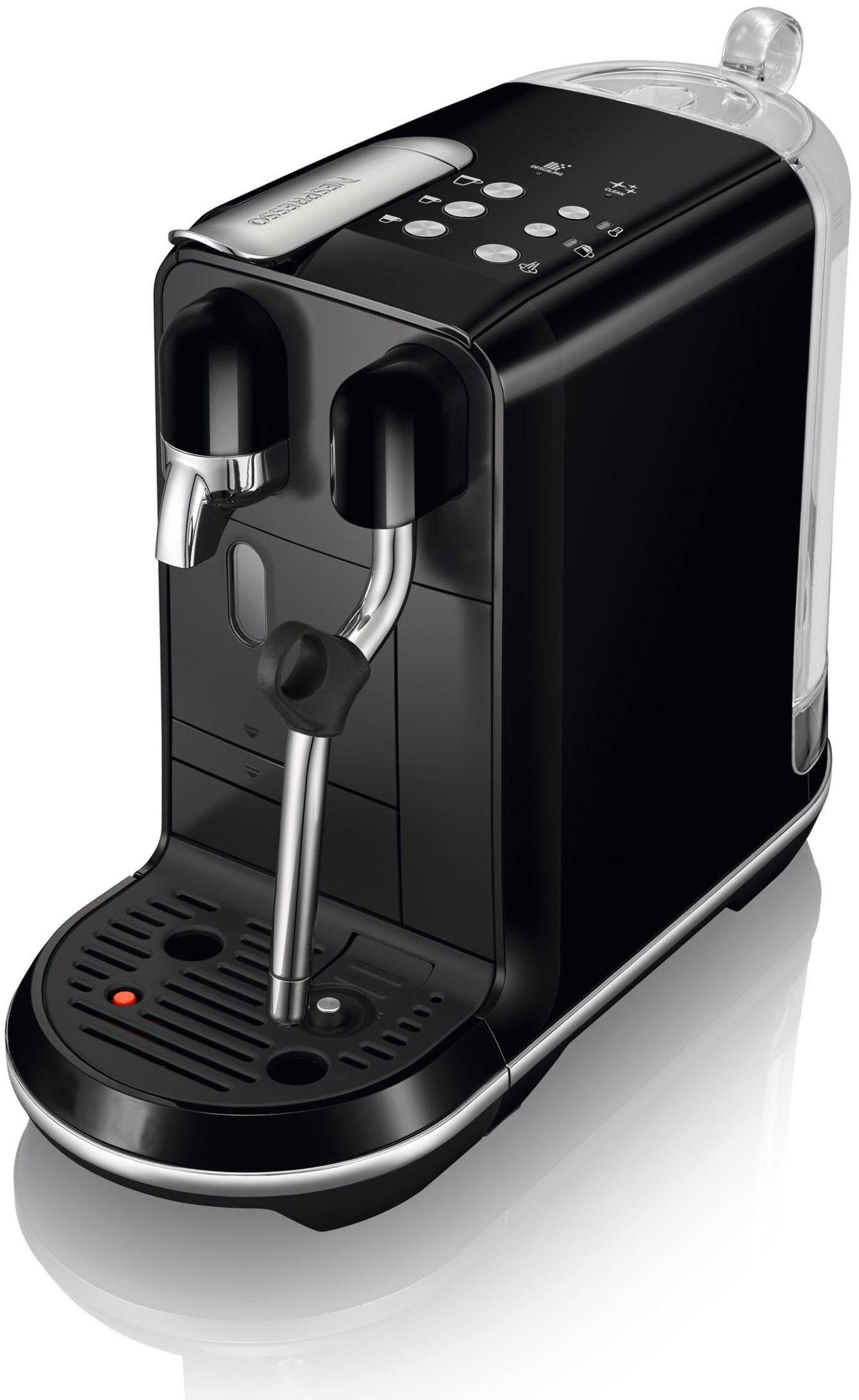 Nespresso Kapselmaschine Creatista Uno SNE500 mit Edelstahl-Milchkanne, inkl. Willkommenspaket mit 14 Kapseln