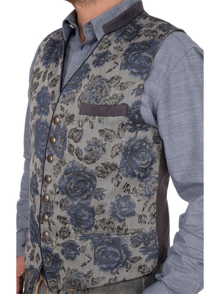 KRÜGER Weste 951466 in grau-blau günstig kaufen