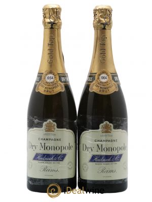 Champagne Dry Monopole Charles Heidsieck 1964 - Lot de 2 Bouteilles