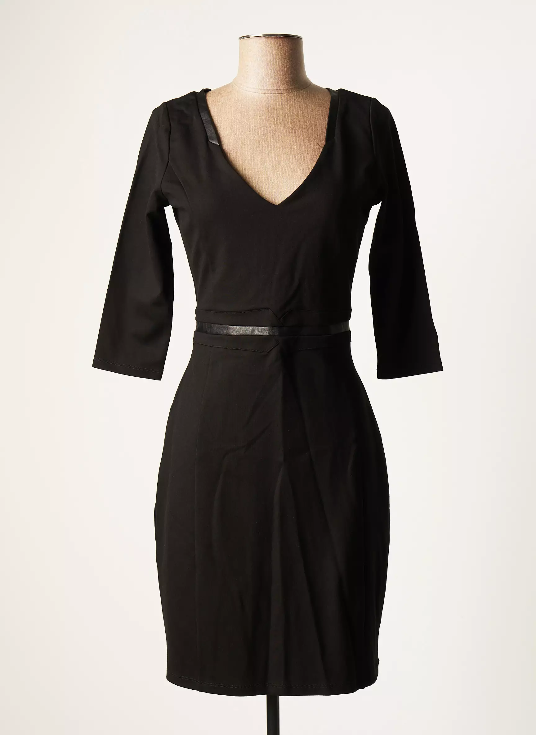 Surkana Robes Mi Longues Femme couleur noir