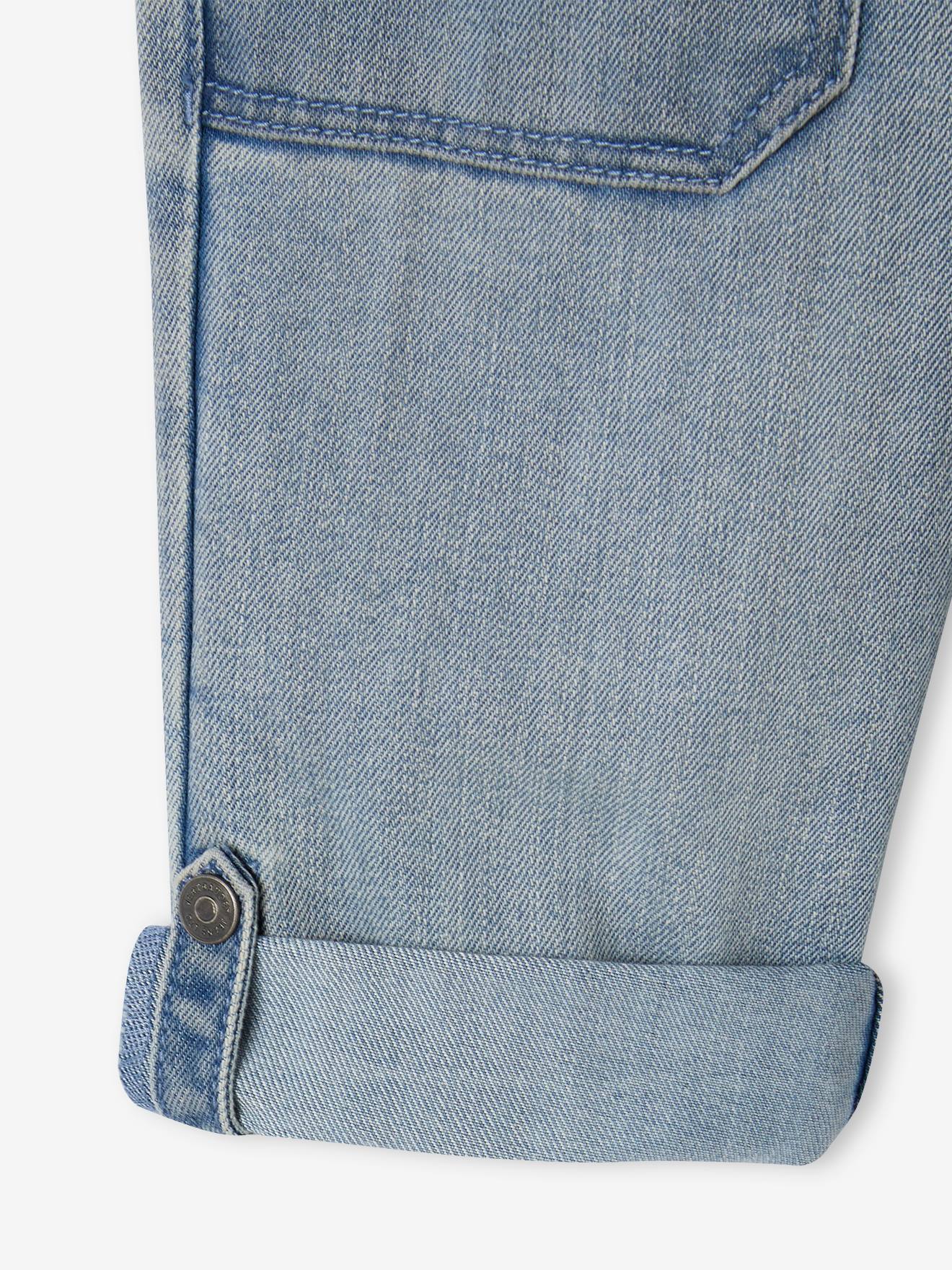 Vertbaudet Die UNVERWÜSTLICHE, robuste Jungen 3/4-Jeans - double stone