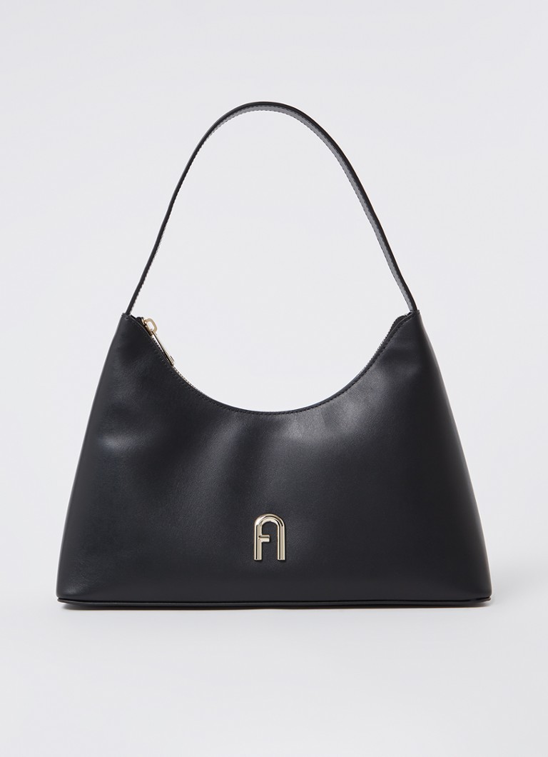 Geantă de umăr din piele FURLA Diamond S