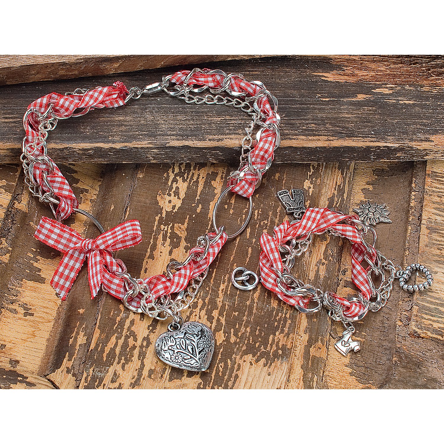 Karoband, rot, 10 mm, 10 m