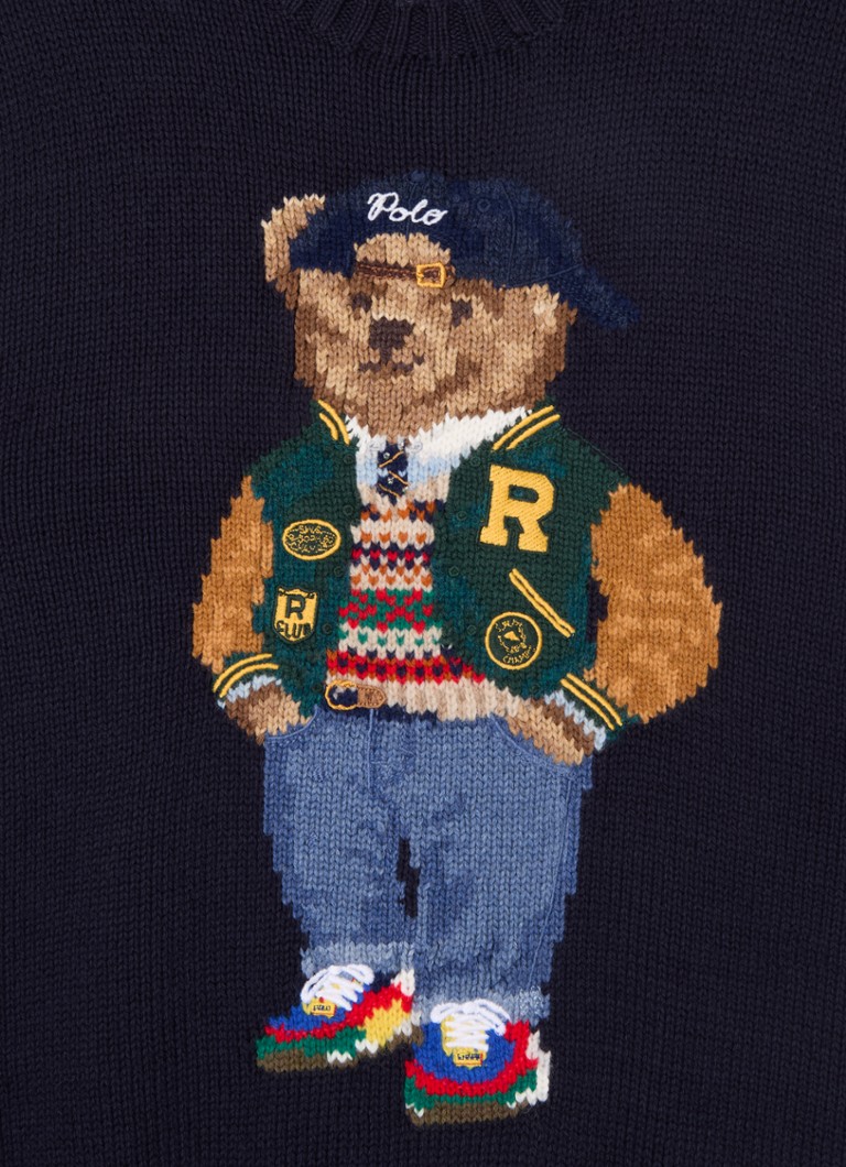 Pulover tricotat gros Ralph Lauren cu model tricotat