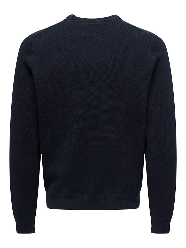ONLY & SONS Pullover in Dunkelblau günstig kaufen