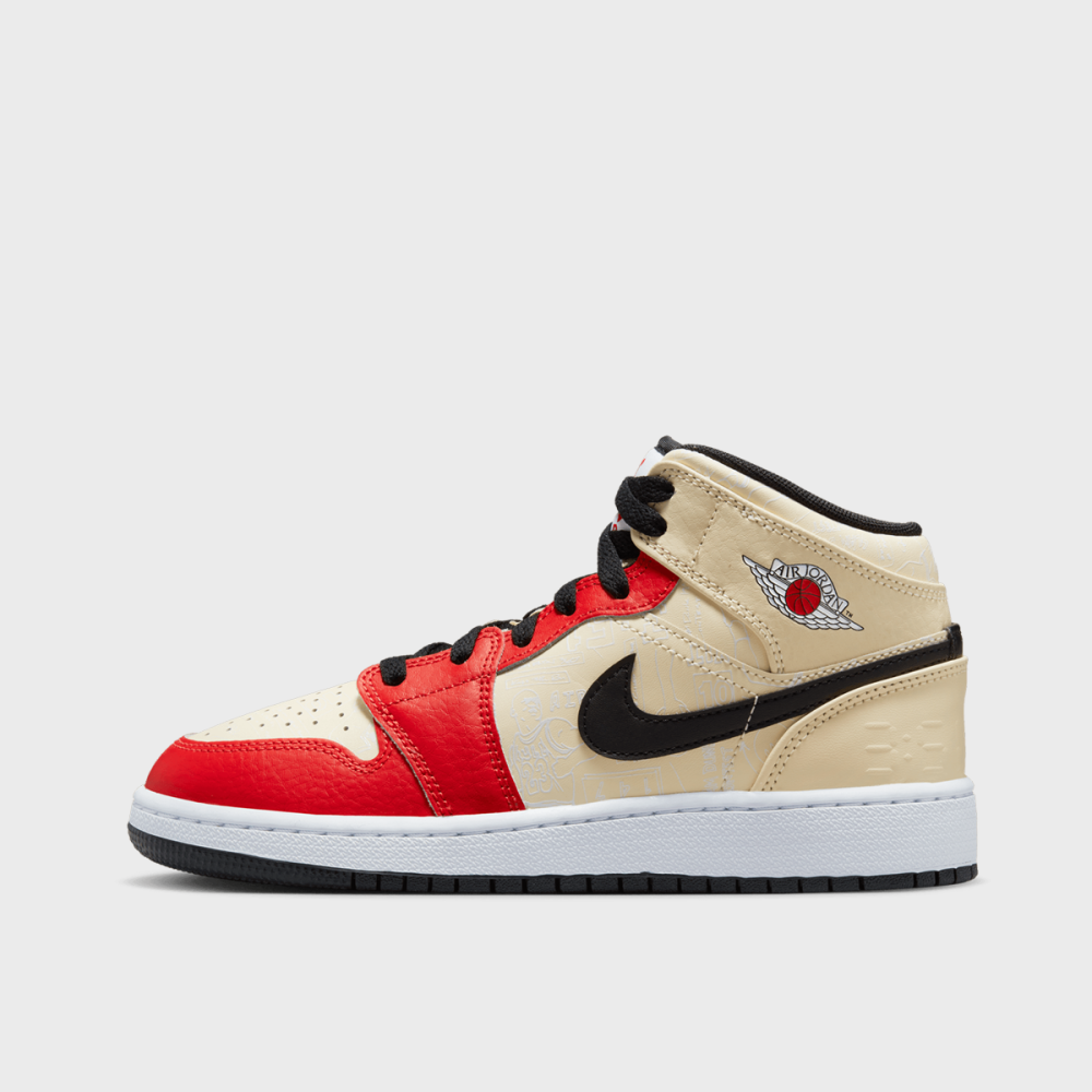 NIKE JORDAN 1 Mid SS GS DV7012-100 / weiss