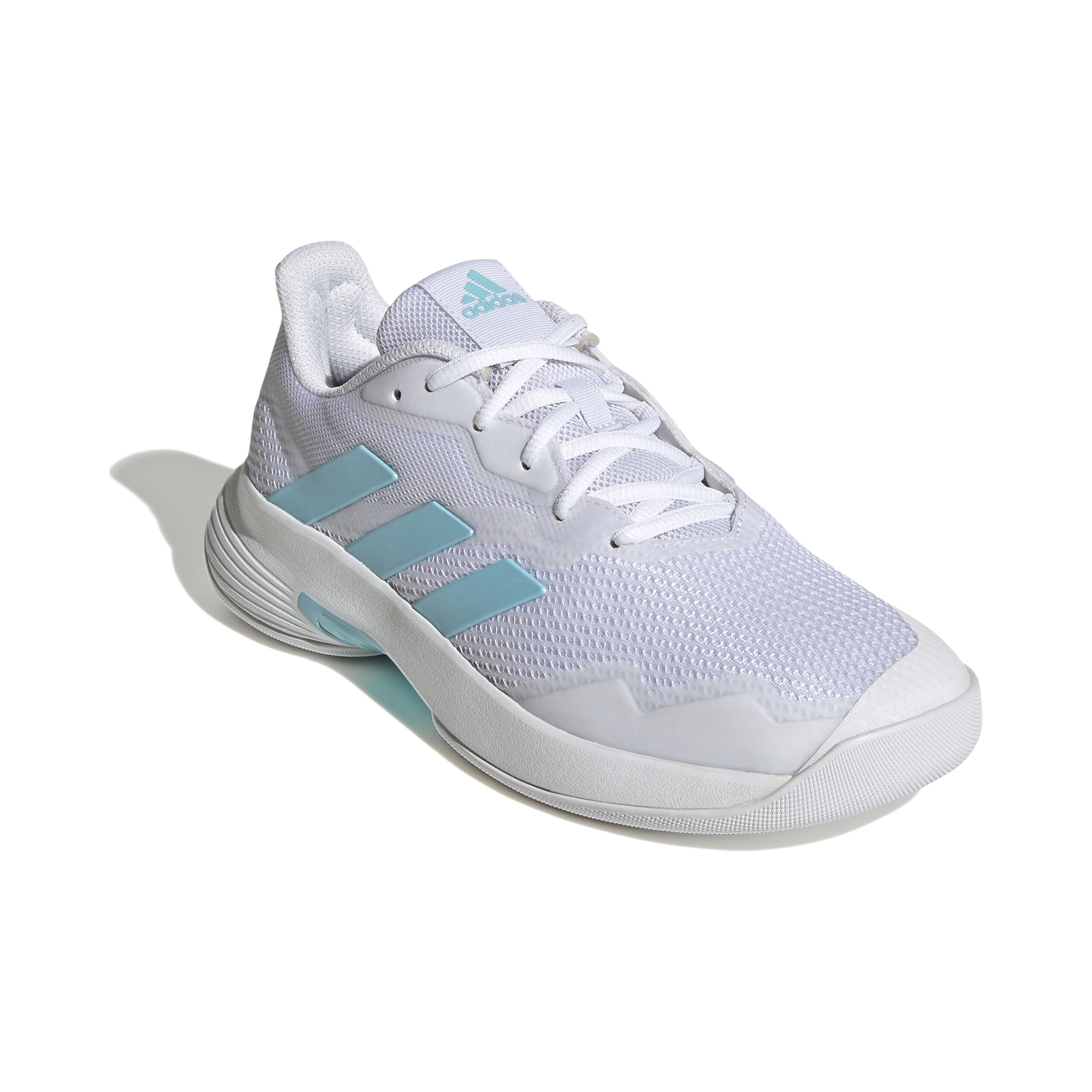 CourtJam Control Teppichschuh Damen - Weiß, Türkis