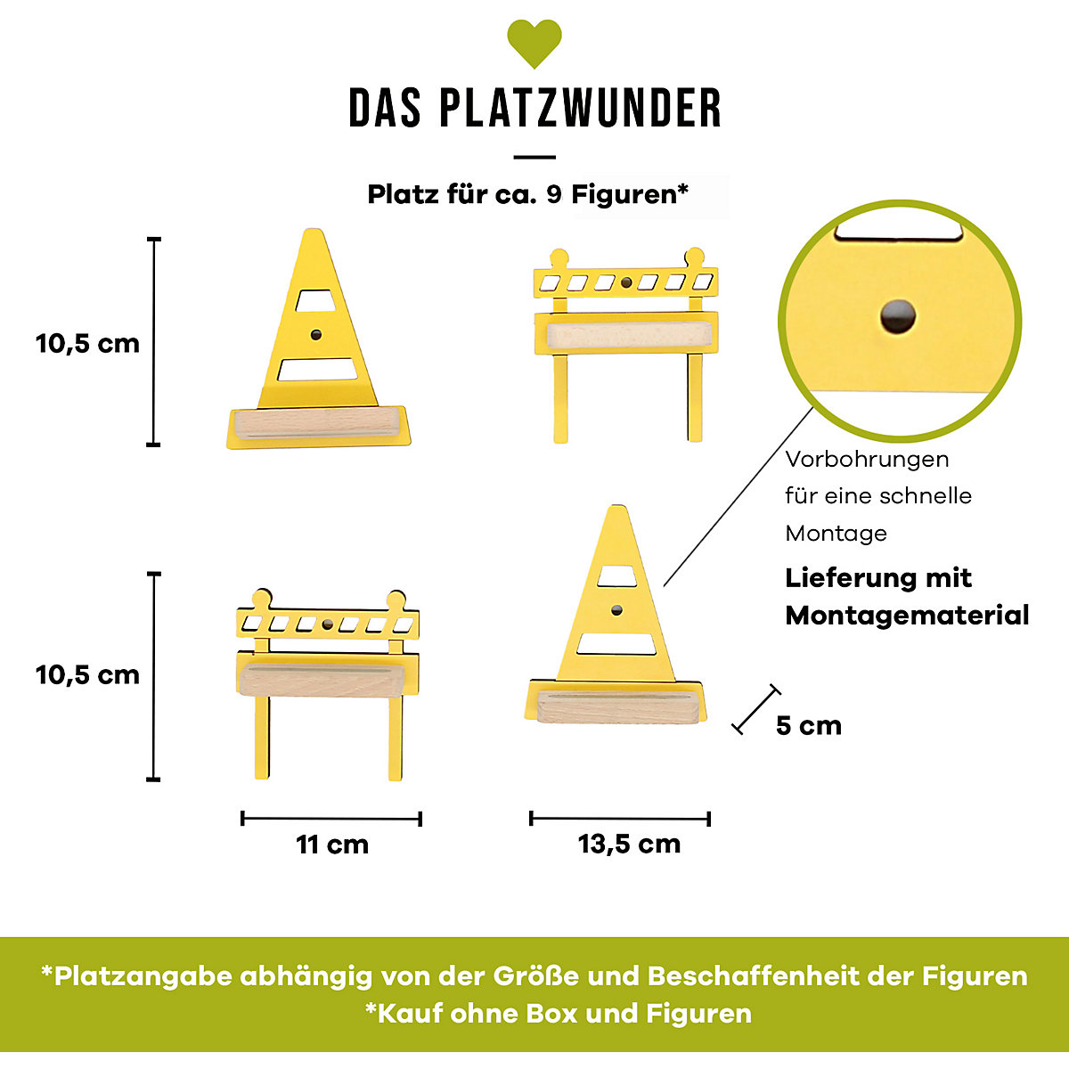 Ergänzungsset Baustelle small, gelb