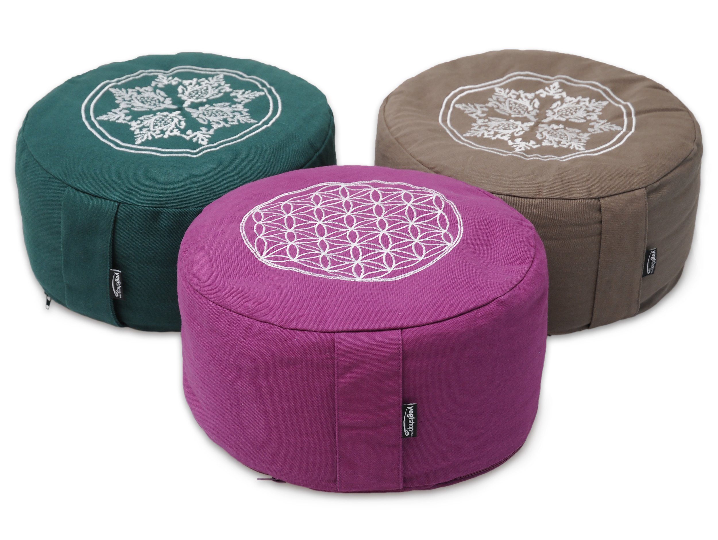 Yogishop Meditationskissen Meditationskissen Vintage Medium