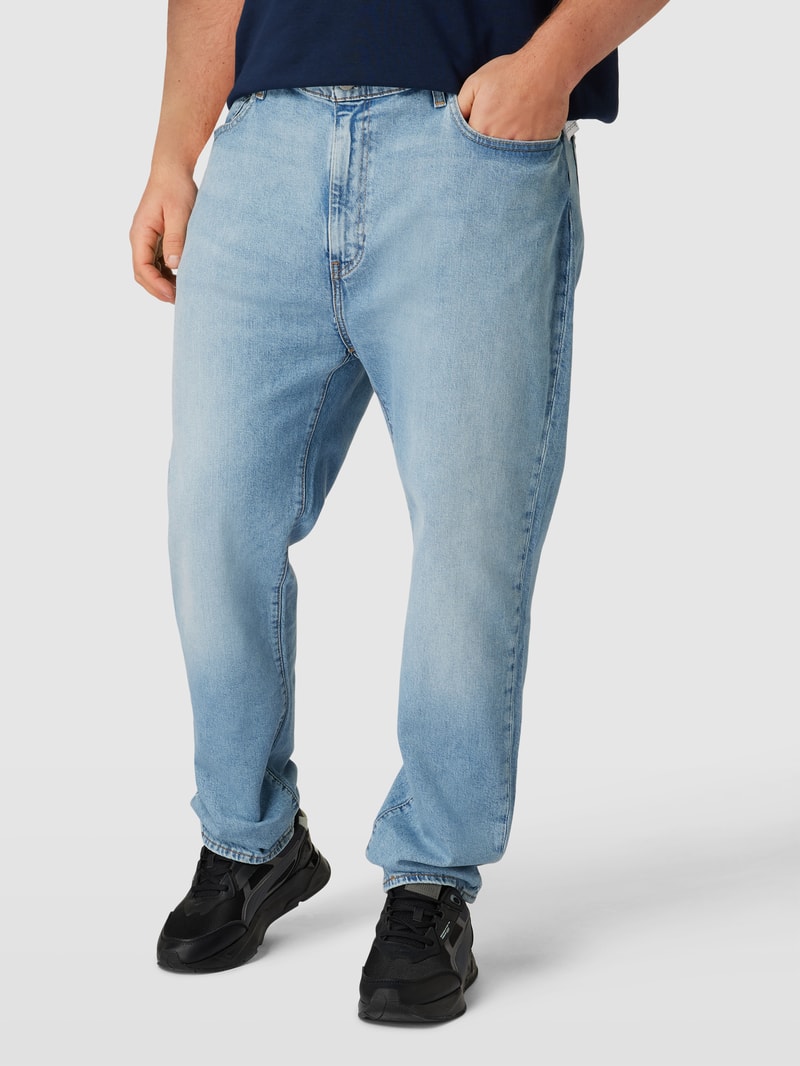 PLUS SIZE Jeans mit Label-Details in jeans