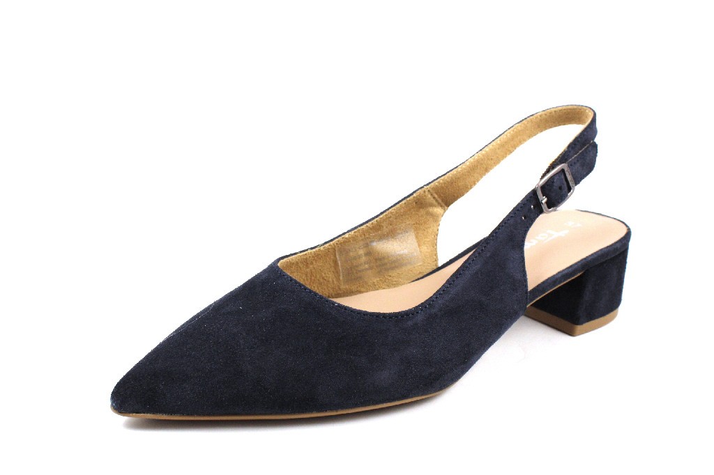 TAMARIS Sling-Pumps blau