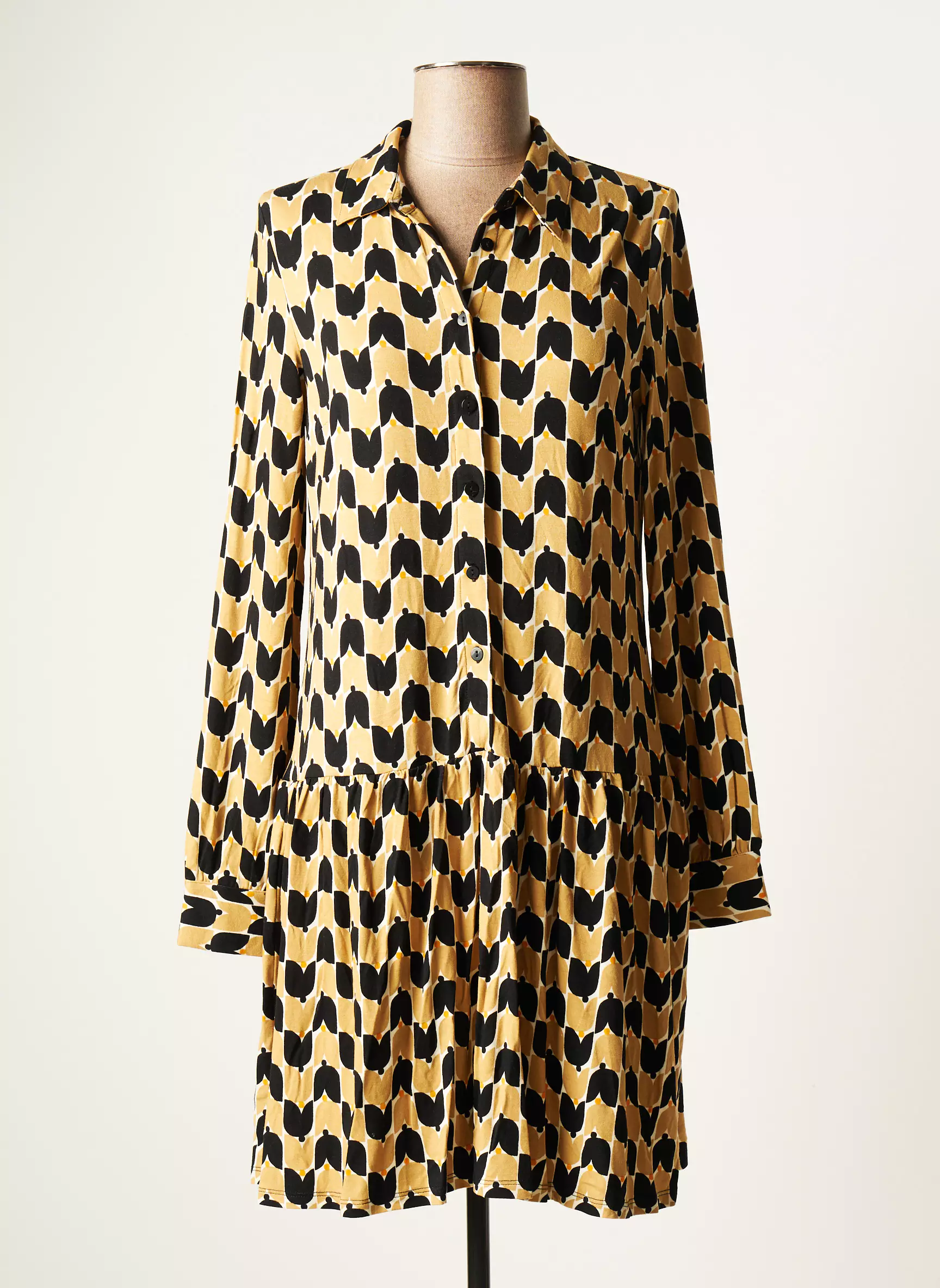 Surkana Robes Mi Longues Femme couleur beige