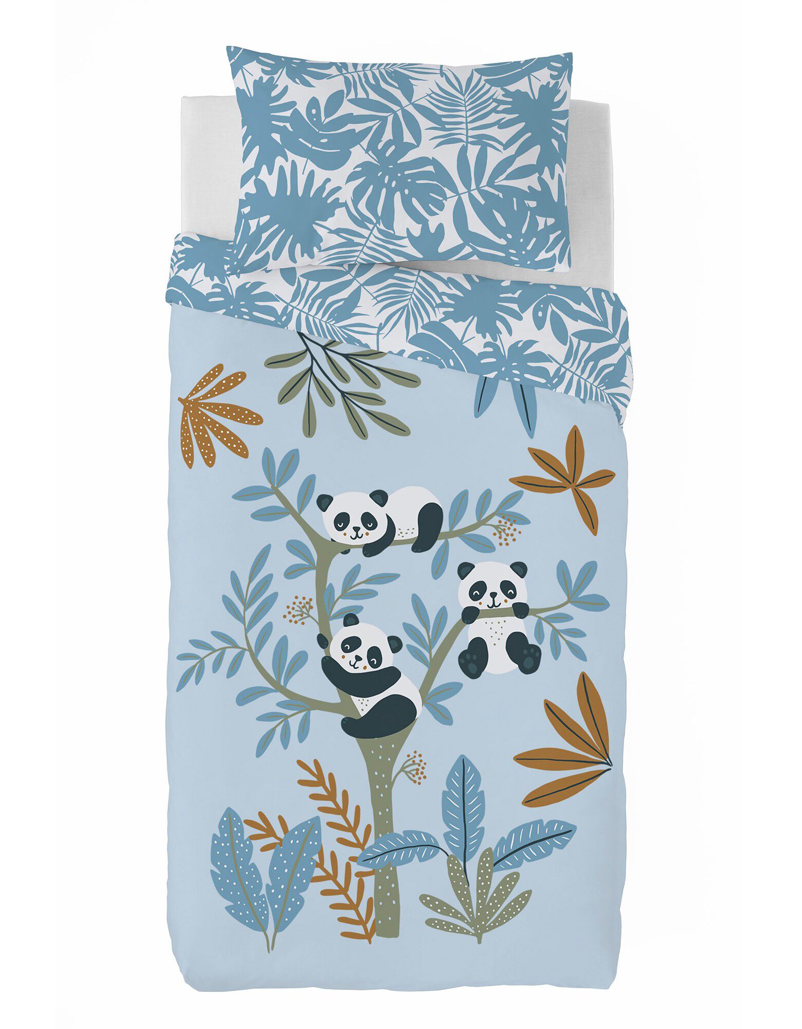 Couette enfant microfibre pandas 200 g/m²