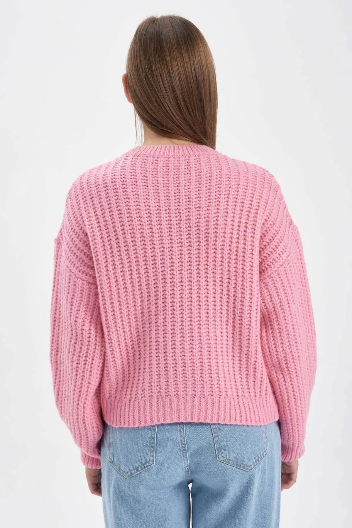 DeFacto  Cooler Oversize-Fit-Pullover mit Rundhalsausschnitt V1811az23wn