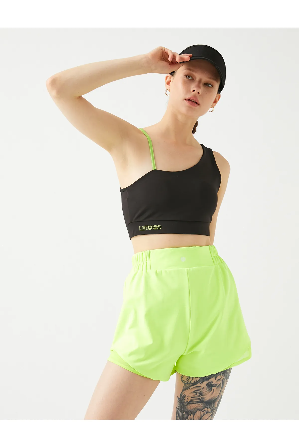 Koton  One-Shoulder-Sport-BH mit minimalem Druck
