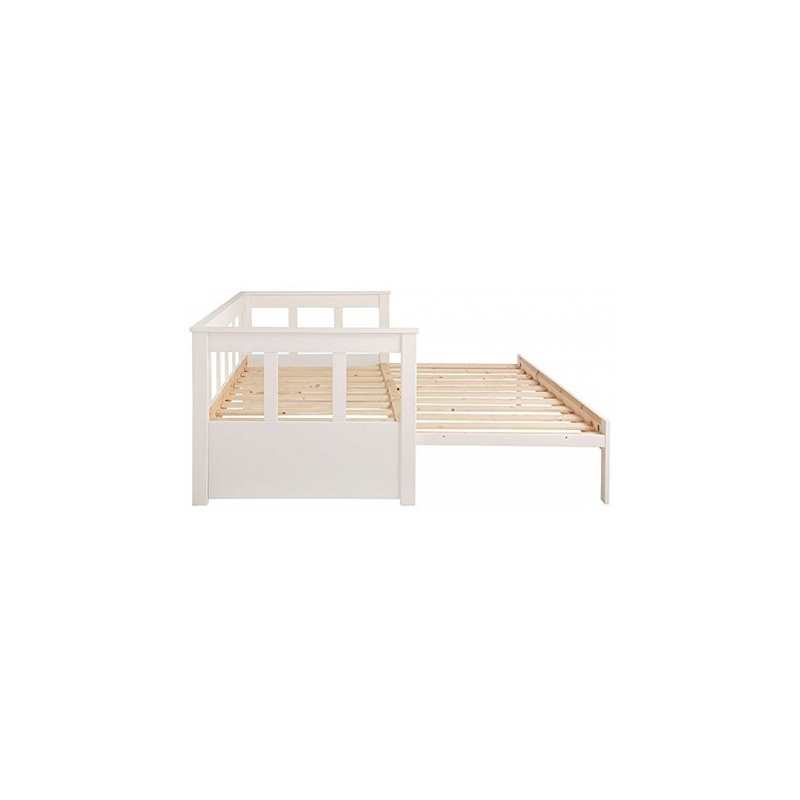 Lit extensible 2x 90x200cm Pino
