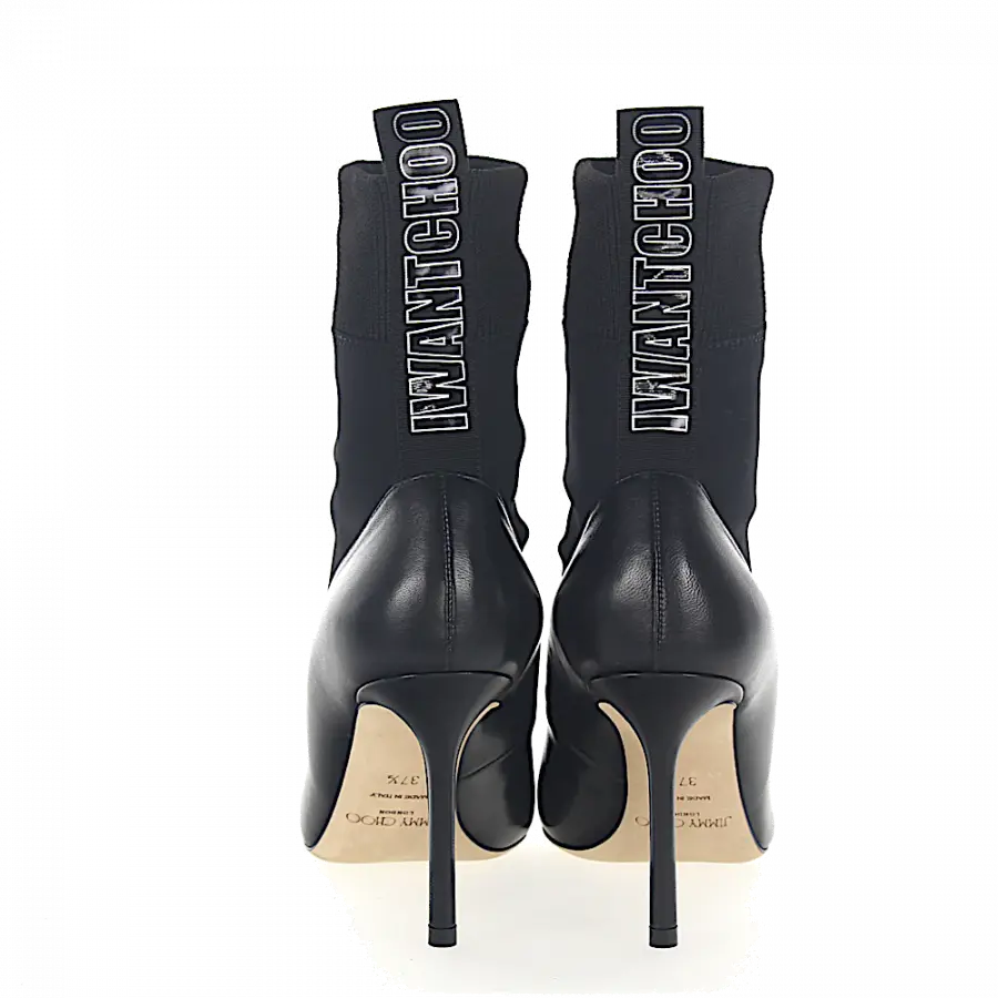Jimmy Choo - Klassische Stiefeletten BRANDON 85 Stretch - schwarz