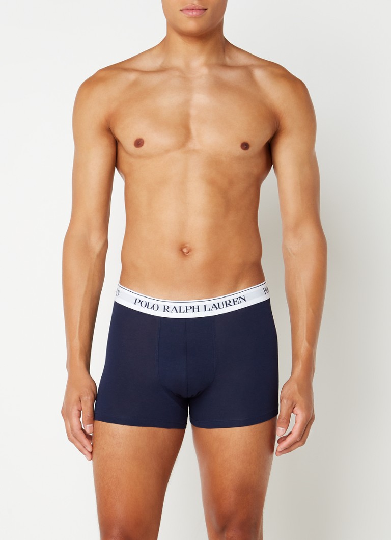 Μποξεράκι Ralph Lauren με λογότυπο στη μέση, συσκευασία των 3 τεμαχίων