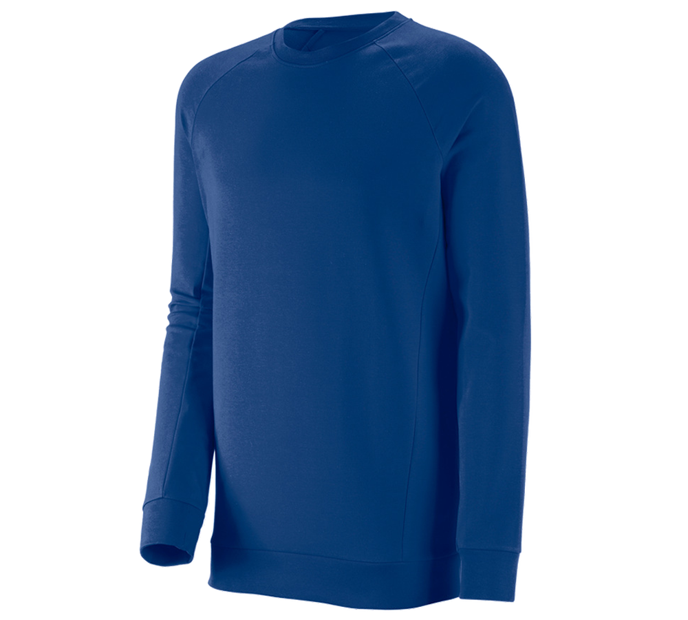 e.s. Sweatshirt cotton stretch, long fit