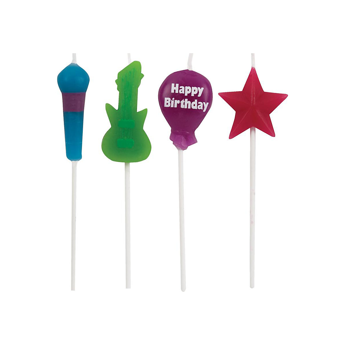 Kerzenpicker Kuchenkerzen Mini Starke Mädchen, 5 Stück