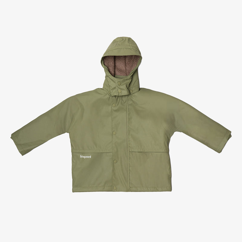 aarhus rain jacket wool palma - Grün