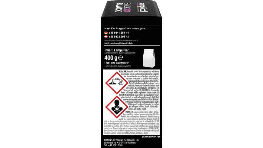 simplicol Back to Black 400 g