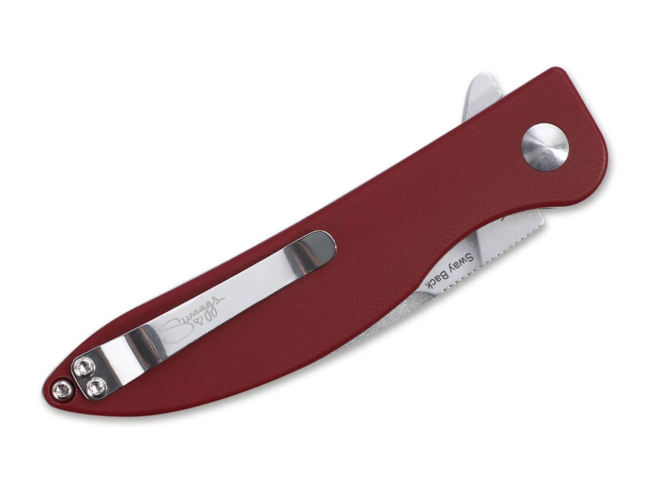 Swaggs Swayback Micarta Red