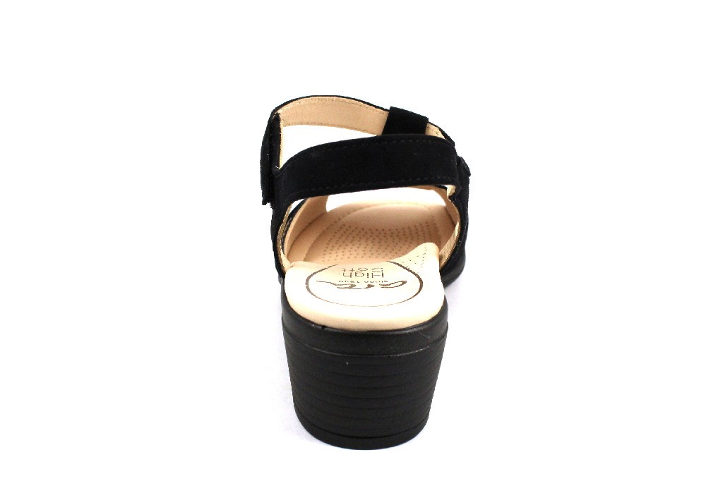 ARA Klassische Sandalen schwarz Lugano