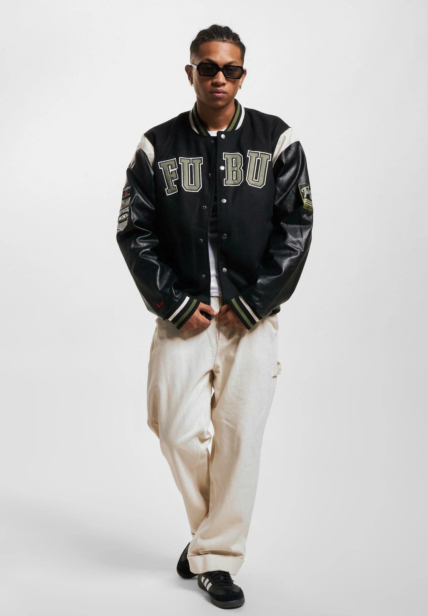 Chaqueta bomber universitaria unisex Fubu