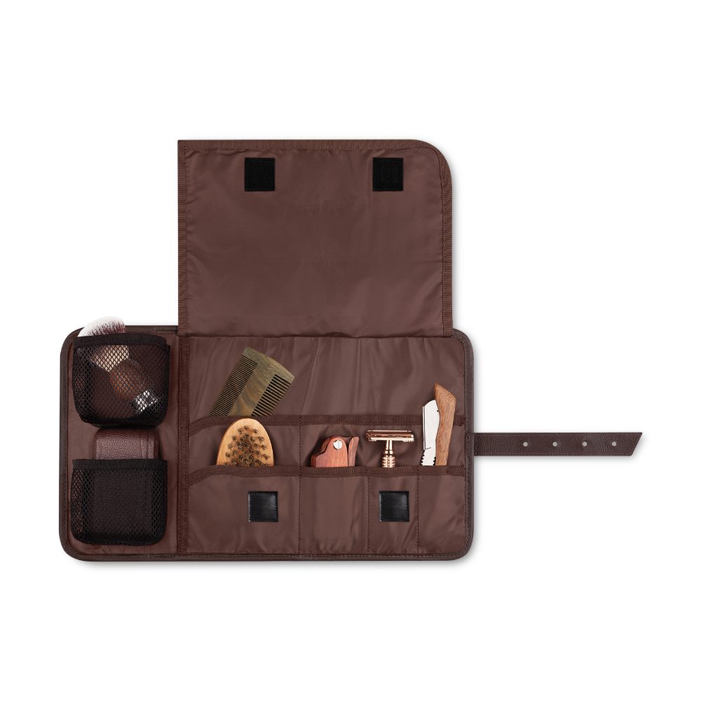 Störtebekker Kulturbeutel - Premium Rasiertasche aus Leder