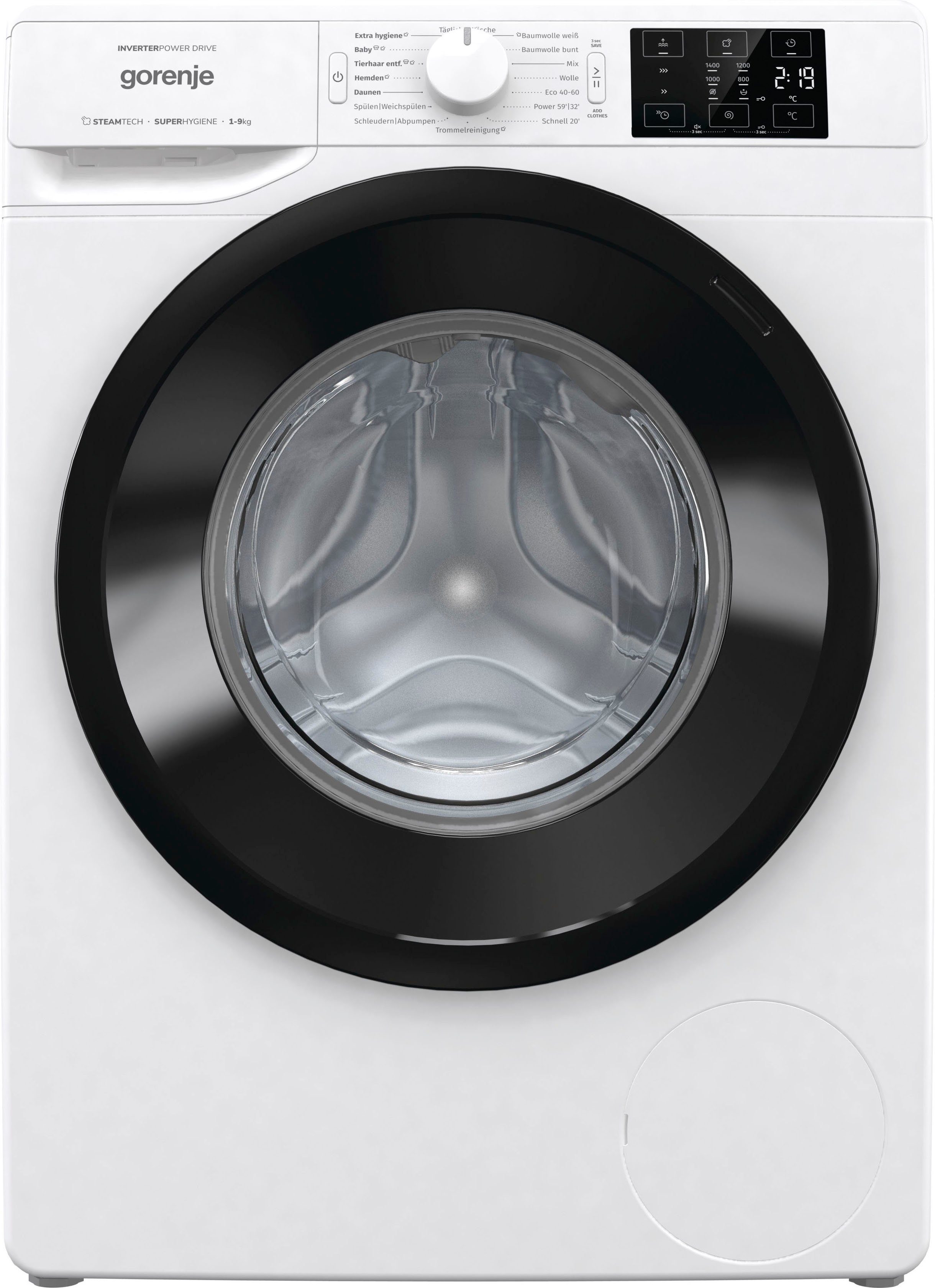 GORENJE Waschmaschine Wave NEI94APS, 9 kg, 1400 U/min