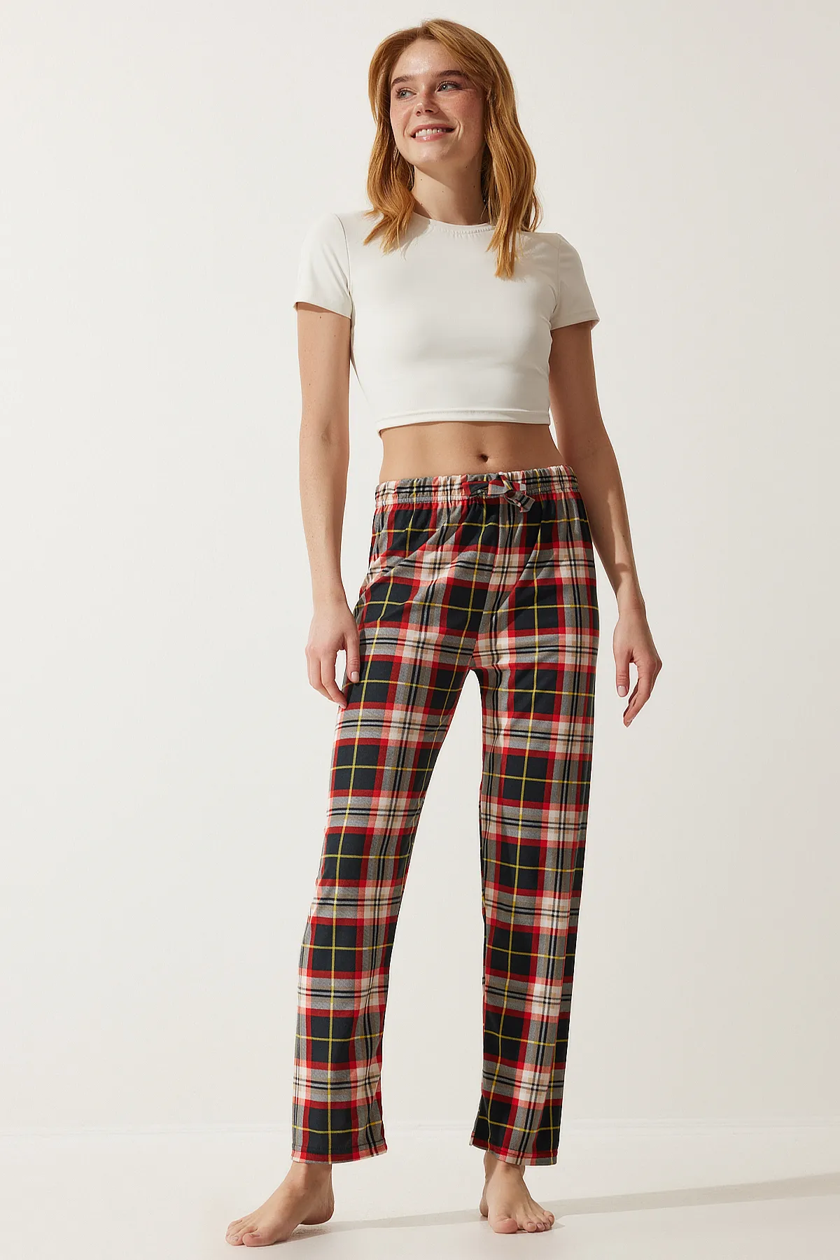 Happiness İstanbul  Pyjamahose - Schwarz - Relaxed