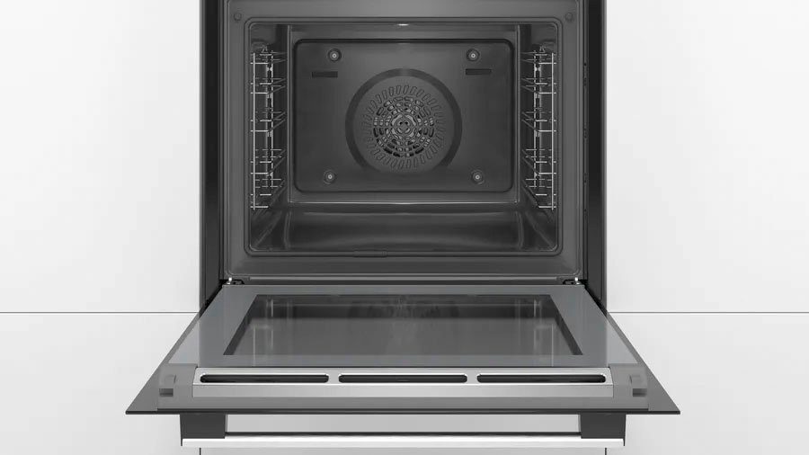 BOSCH Elektro-Herd-Set HND671OS61, mit 1-fach-Teleskopauszug, Hydrolyse