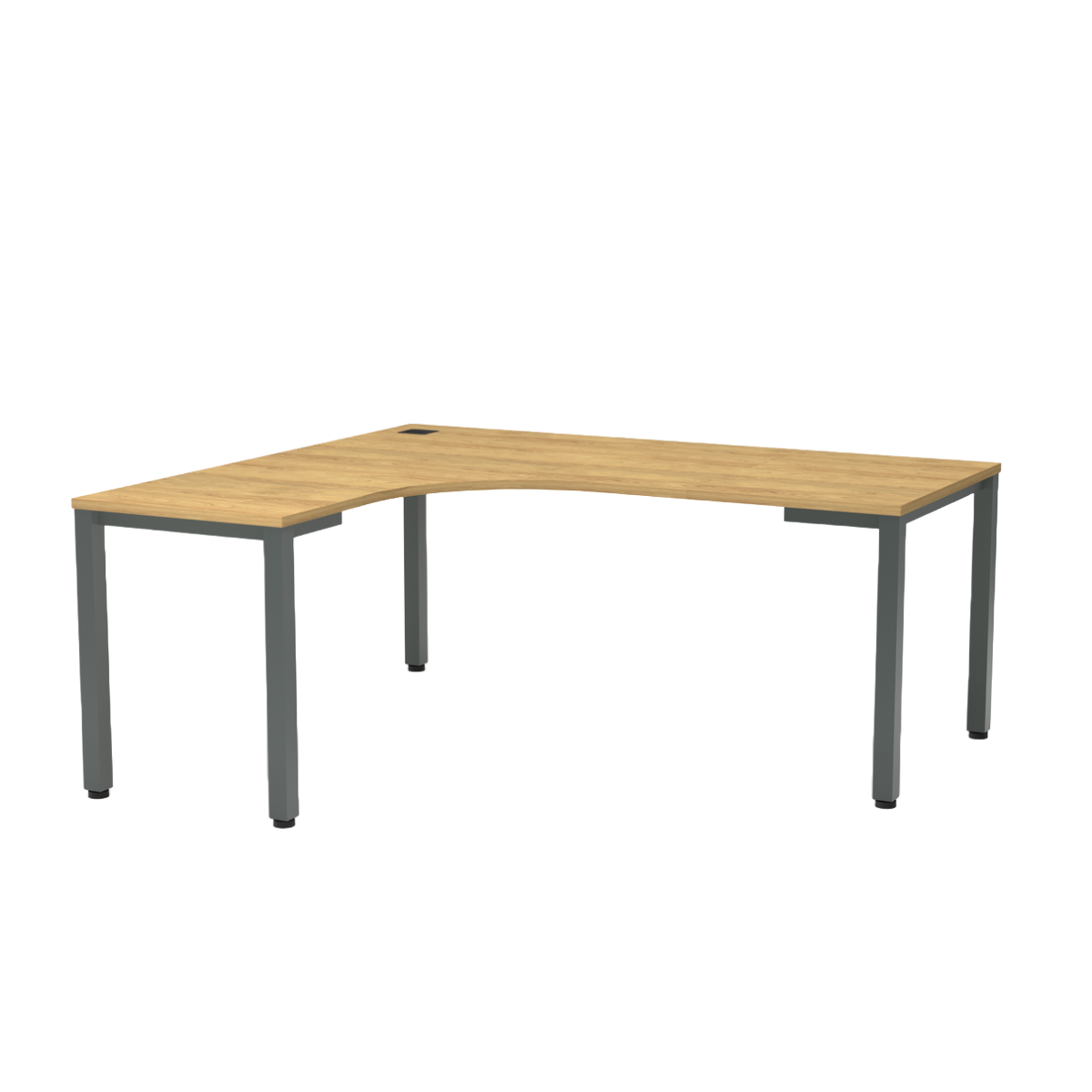 Schreibtisch E10 Hickory Grau