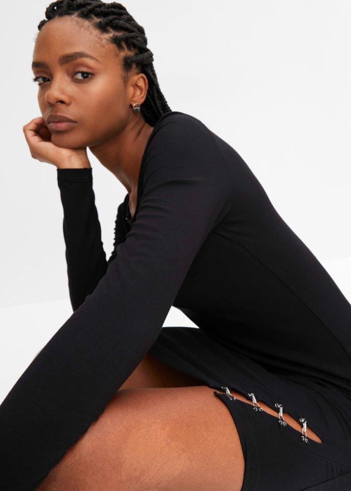 Shirtkleid mit Ösen