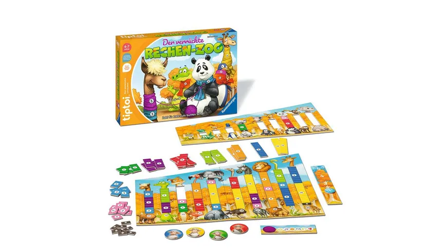 Ravensburger tiptoi - Der verrückte Rechen-Zoo - Lernspiel ab 4 Jahren