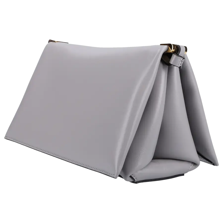 Wandler - Handtasche UMA BAGUETTE Kalbsleder - grau