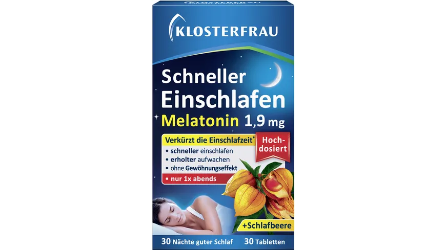 Klosterfrau Schneller Einschlafen Melatonin