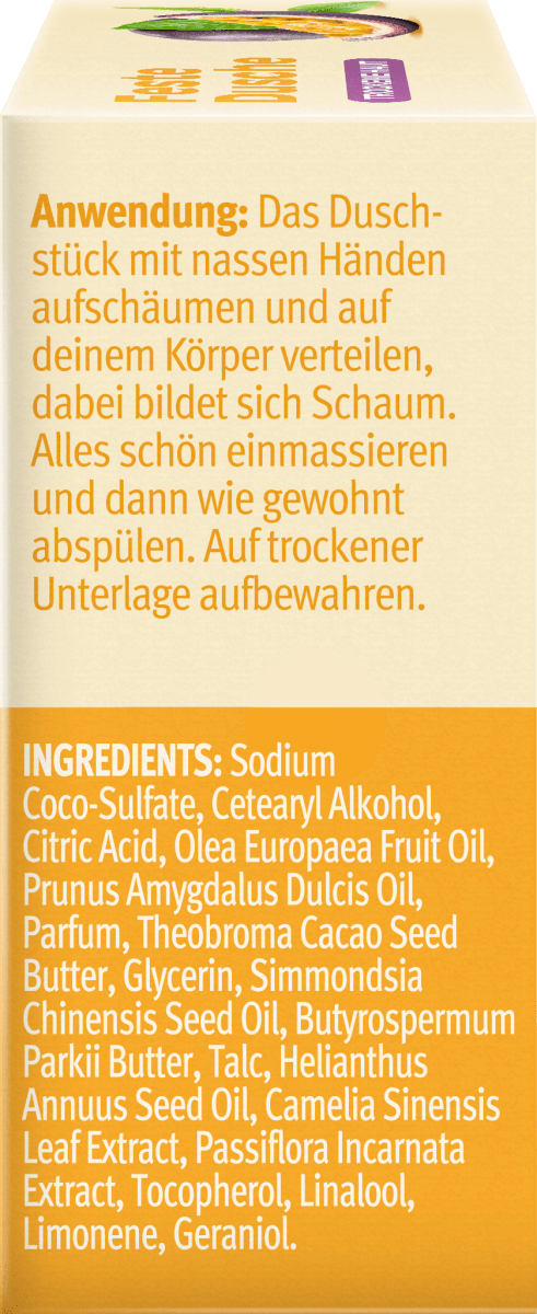 Festes Duschgel Maracuja & Weißer Tee, 60 g