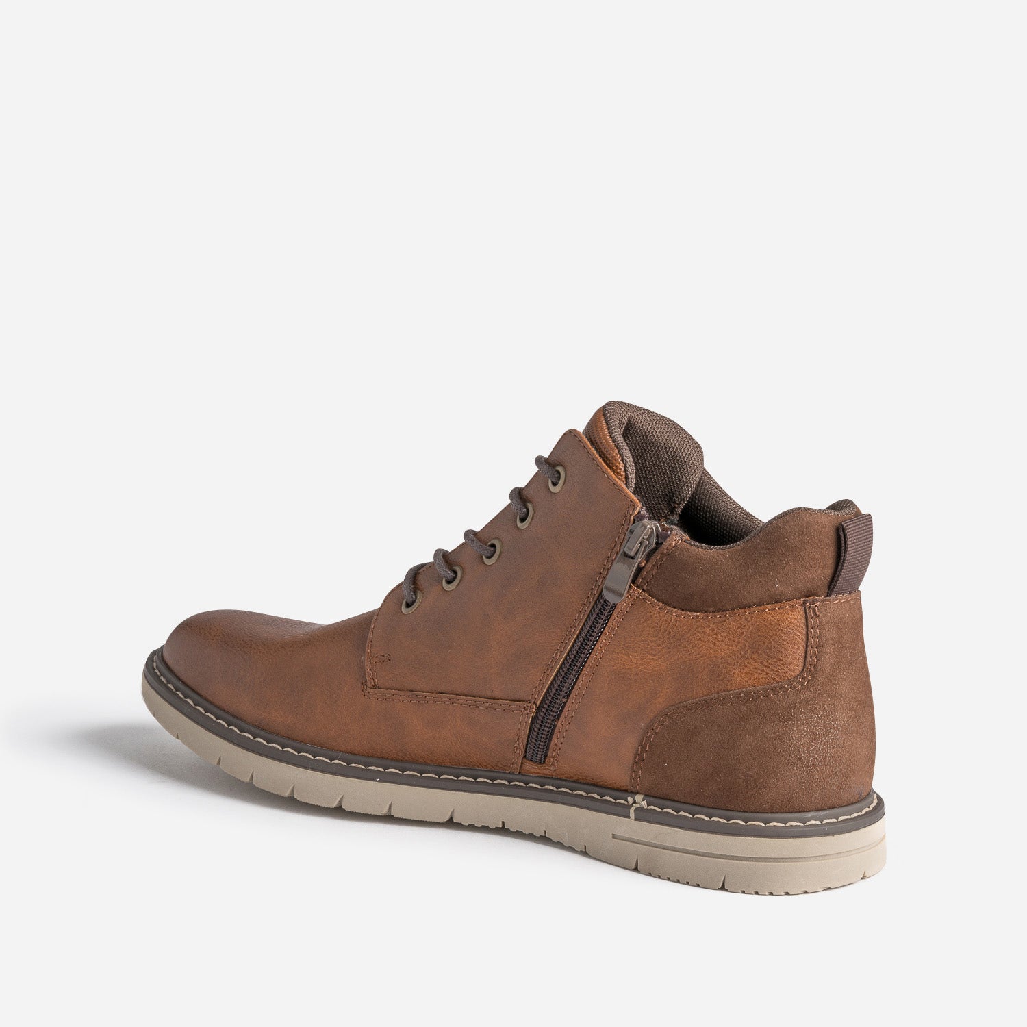 Basket cognac et marron
