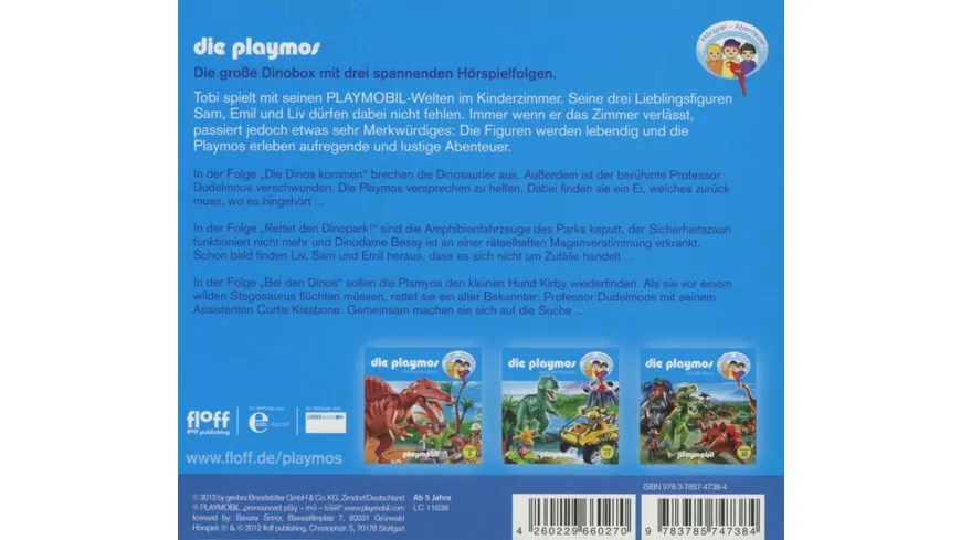 Die Große Dino-Box 3 Hörspiel Abenteuer