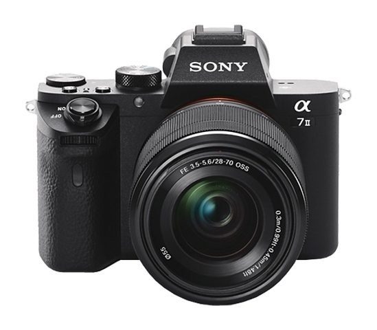 Sony A7 II Systemkamera (SEL-2870, 24,3 MP, NFC, WLAN (Wi-Fi), Gesichtserkennung, HDR-Aufnahme, Makroaufnahme)