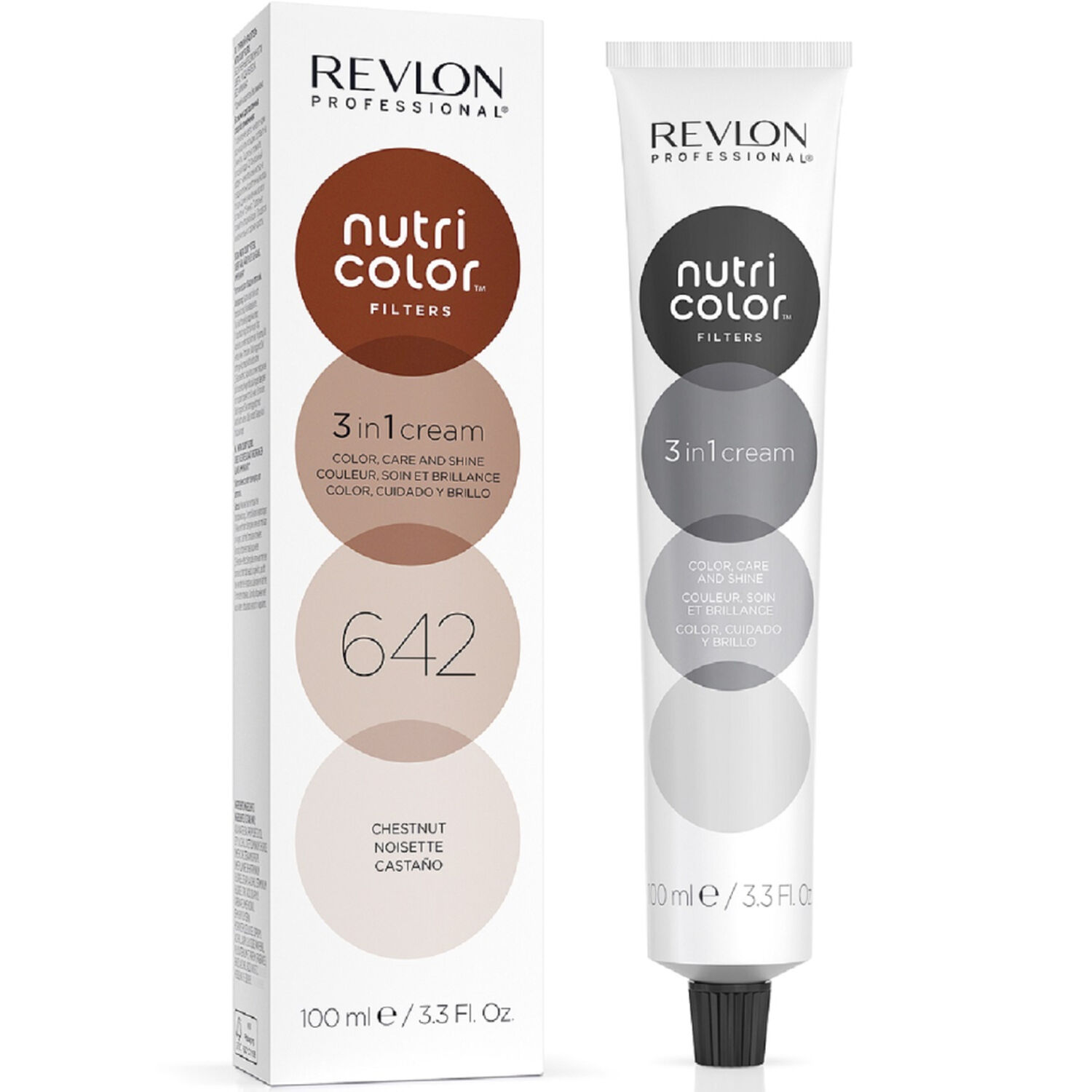 revlon professional Soin Repigmentant 642 Noisettes NUTRICOLOR - Cheveux Colorés - 100 ml