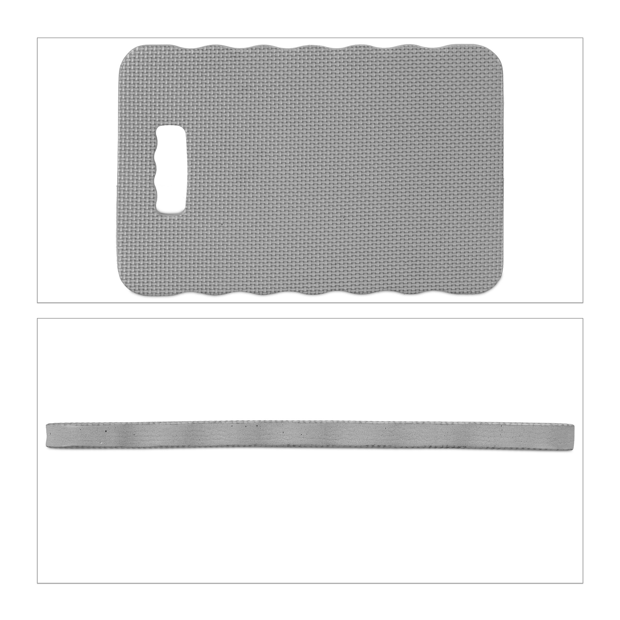 relaxdays Kniekissen Kniekissen 2er Set, Grau