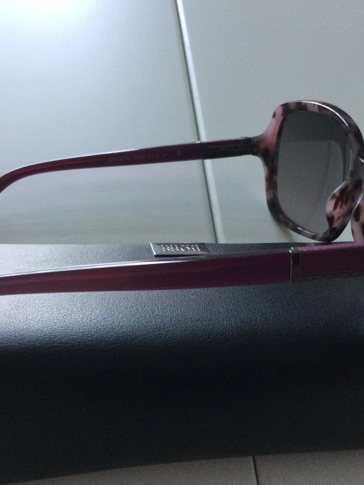 Hugo Boss Damen-Sonnenbrille in Pink/ Grau günstig kaufen 57