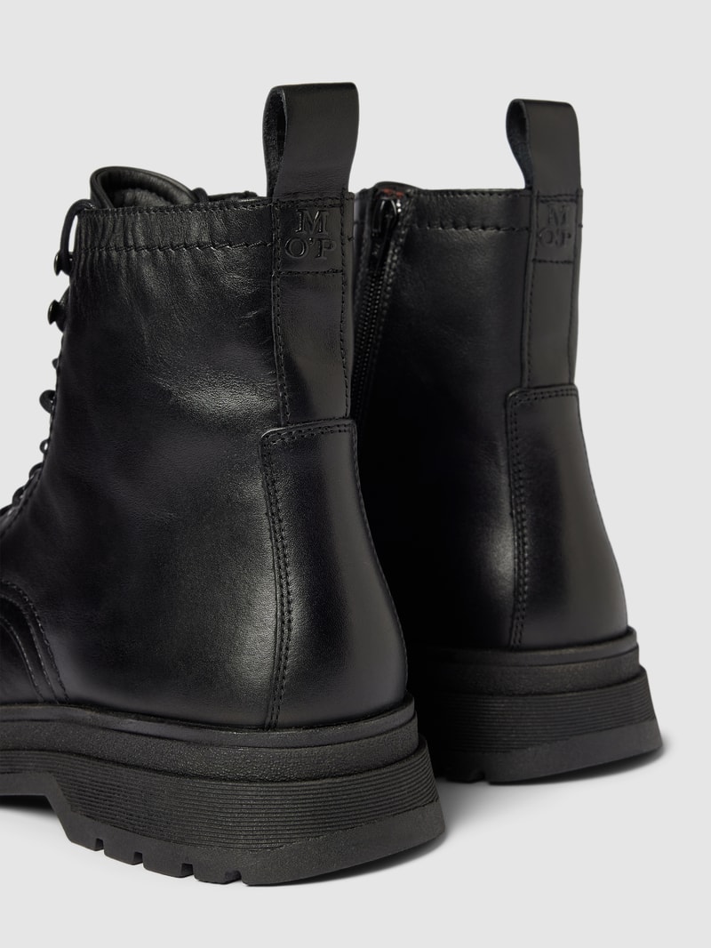 Boots aus Leder Modell 'MARTIN' in schwarz